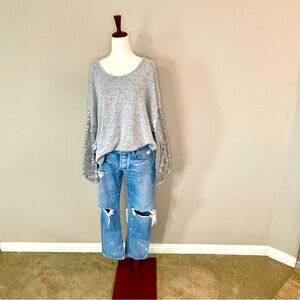 Lilyful sequin sleeve sweater